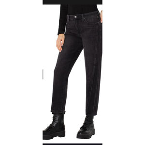 NEW ECO LIVERPOOL LOS ANGELES LIV SKINNY-NON SKINNY Black JEANS 12/31 Womens #7